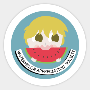 watermelon appreciation society Sticker